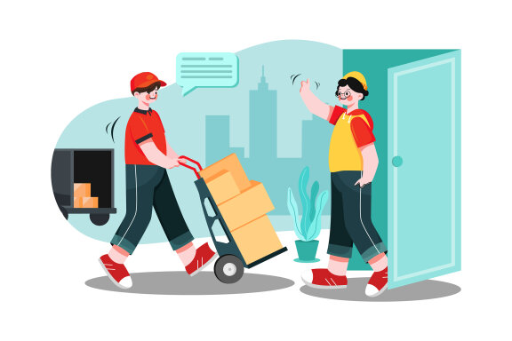 M481_Parcel Delivery Service Illustrations