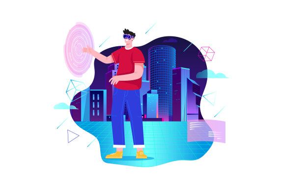 M479_Metaverse Technology Illustration Pack