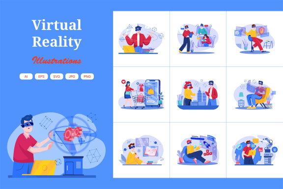 M474_Virtual Reality Illustrations