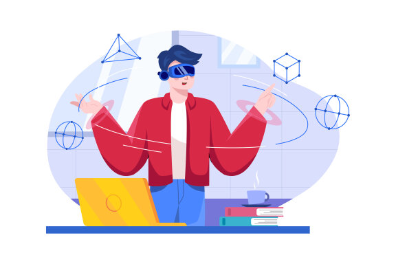 M474_Virtual Reality Illustrations