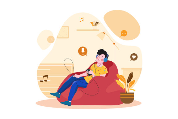 M472_Audio Podcast Illustration Pack