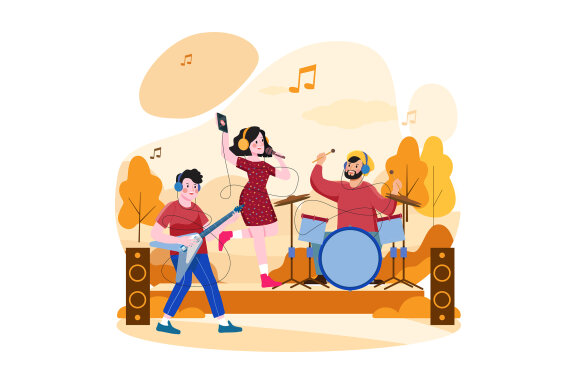 M472_Audio Podcast Illustration Pack