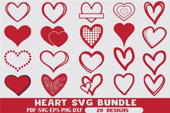 Heart SVG Bundle