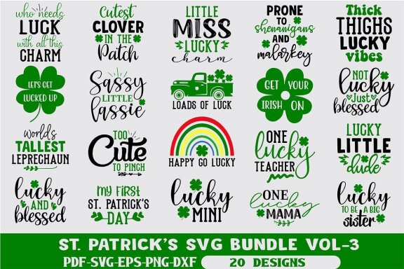 St. Patrick's SVG Bundle