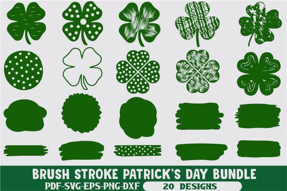 Brush Stroke St. Patrick's Day Bundle