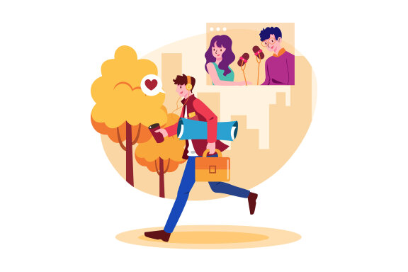 M464_Podcast Illustration Pack