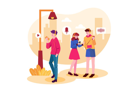 M464_Podcast Illustration Pack