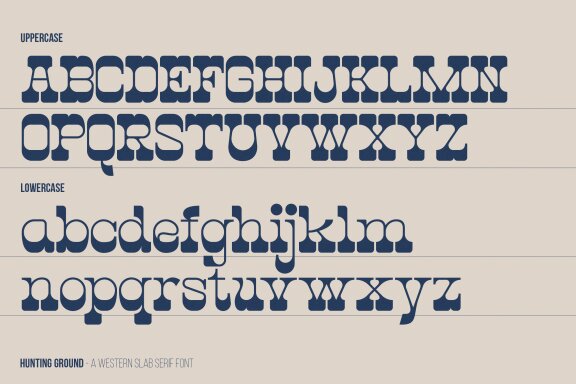 Hunting Ground | Western Slab Serif