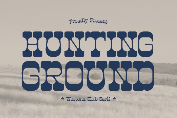 Hunting Ground | Western Slab Serif