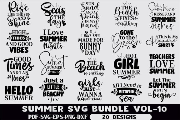 Summer SVG Bundle