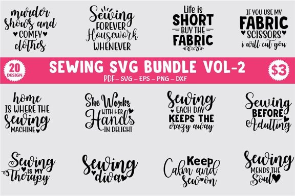 Sewing SVG Bundle