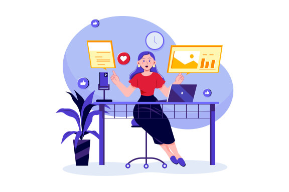 M460_Digital Marketing Illustration Pack