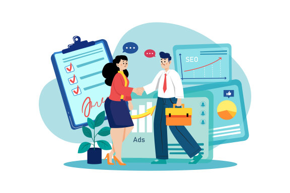 M453_Digital Marketing Illustration Pack