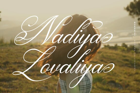 Bemdayni | Modern Calligraphy Font