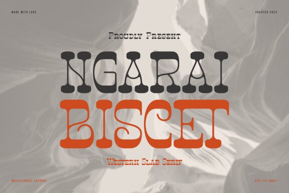 Ngarai Biscet | Western Slab Serif