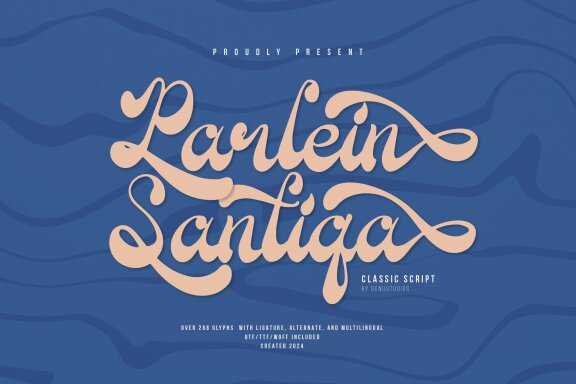 Parlein Santiqa | Classic Script