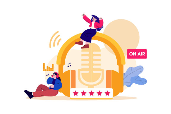 M451_Podcast Audio Illustration Pack