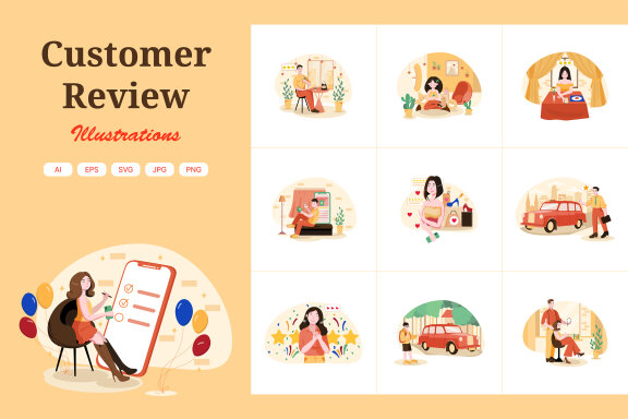 M429_Customer Review Illustration Pack