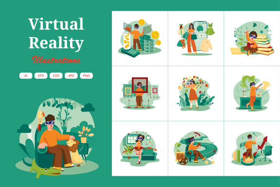 M420_Virtual Reality Illustration Pack