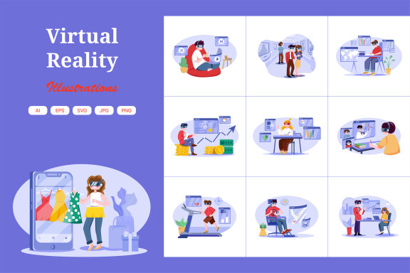M419_Virtual Reality Illustration Pack