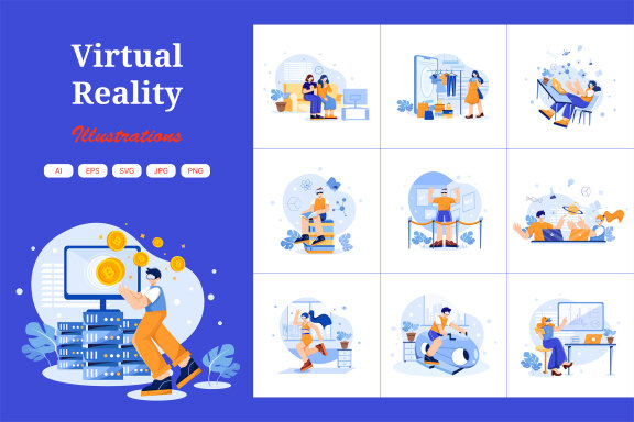 M418_Virtual Reality Illustration Pack