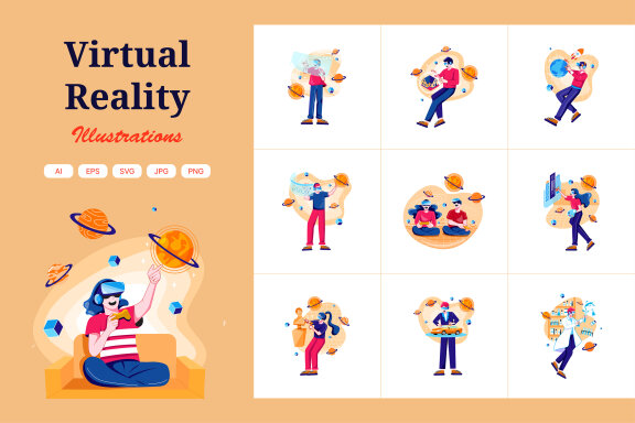 M415_Virtual Reality Illustrations