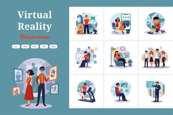 M411_Virtual Reality Illustrations