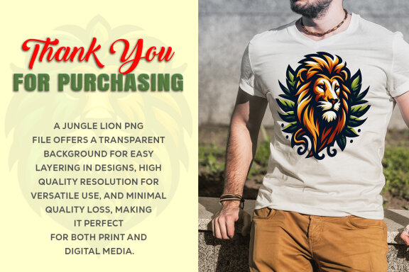 9 Set of Lion PNG Bundles