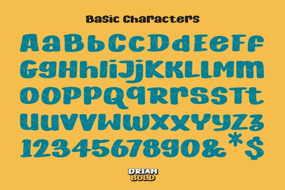 Dream Bold | Bold Display Font