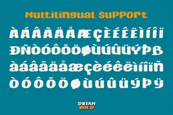 Dream Bold | Bold Display Font
