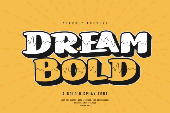 Dream Bold | Bold Display Font