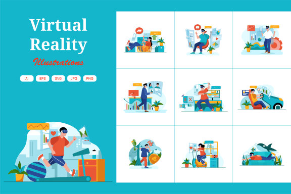 M401_Virtual Reality Illustration Pack