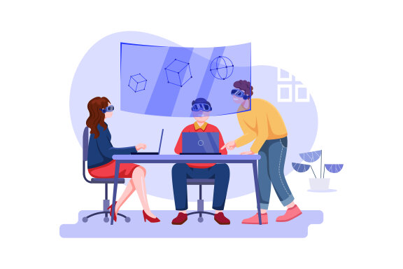 M398_Blockchain Technology Illustration Pack