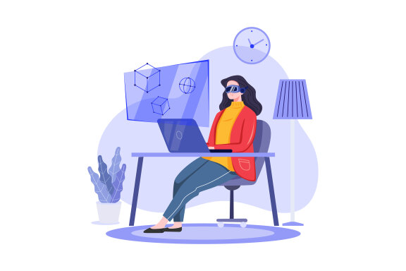 M398_Blockchain Technology Illustration Pack