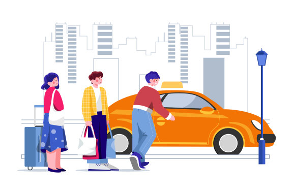 M394_Taxi Booking Illustration Pack