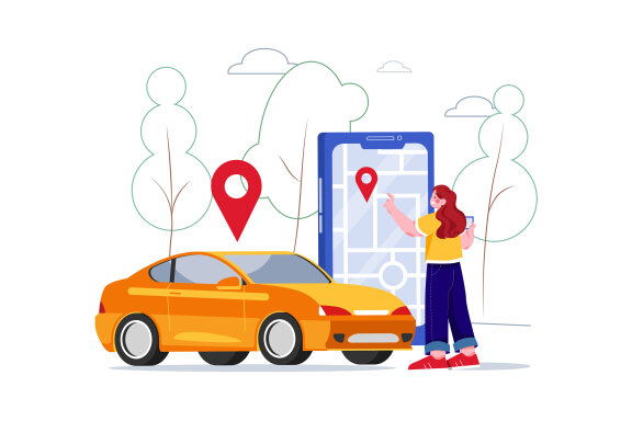 M394_Taxi Booking Illustration Pack