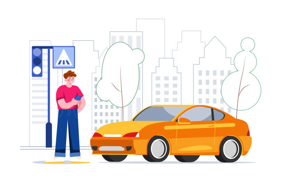 M394_Taxi Booking Illustration Pack