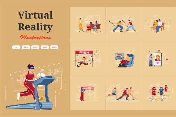M391_Virtual Reality Illustration Pack