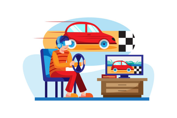 M389_Virtual Reality Illustrations