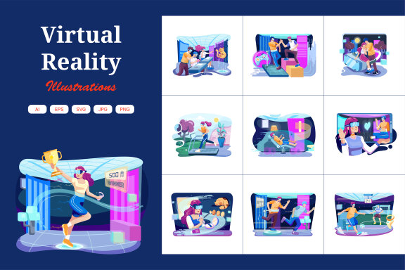 M388_Virtual Reality Illustration Pack