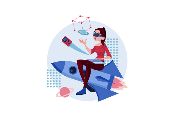 M386_NFT & Blockchain Technology Illustrations