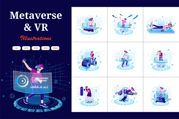 M385_VR Sports Illustration Pack