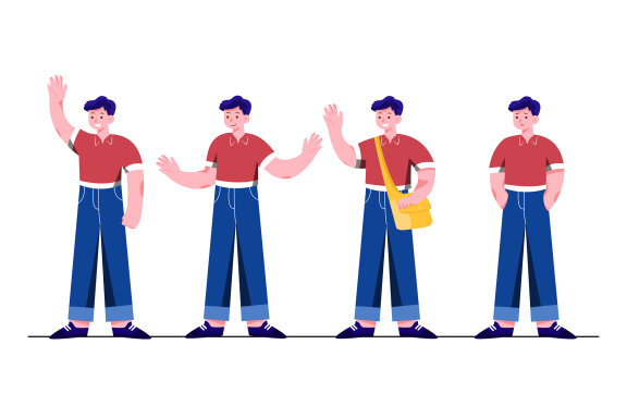 M373_Character Poses Illustration Pack