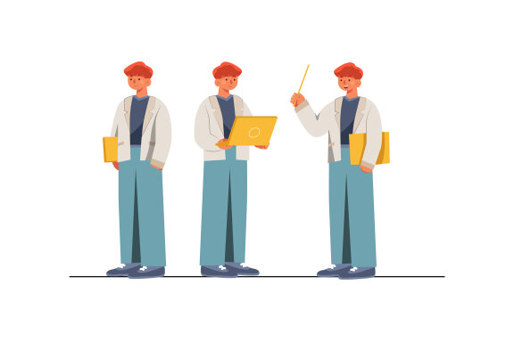 M373_Character Poses Illustration Pack