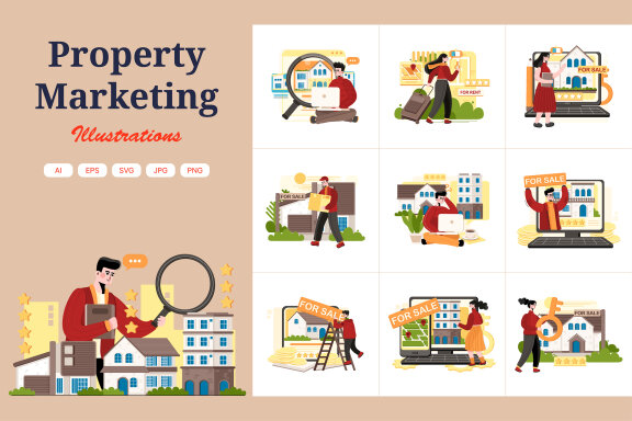 M354_Property Marketing Illustrations
