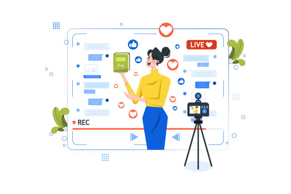 M353_Social Influencer Illustrations
