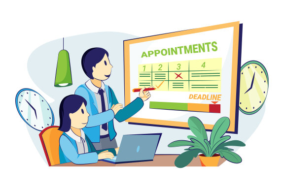 M348_Appointment Scheduling Illustrations
