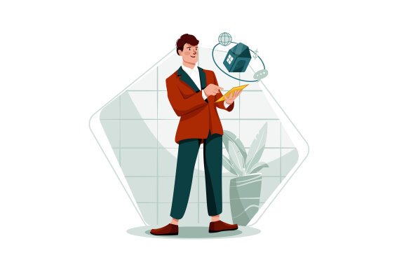 M343_Real Estate Property Illustrations