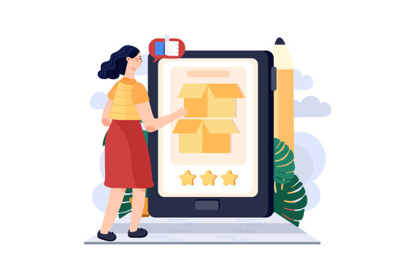 M338_Customer Review Illustration Pack