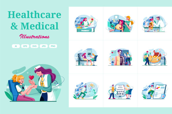 M327_Healthcare Illustrations